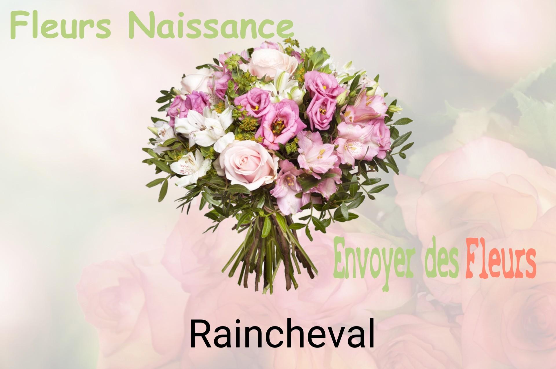Bouquet de fleurs de naissance livré à Raincheval